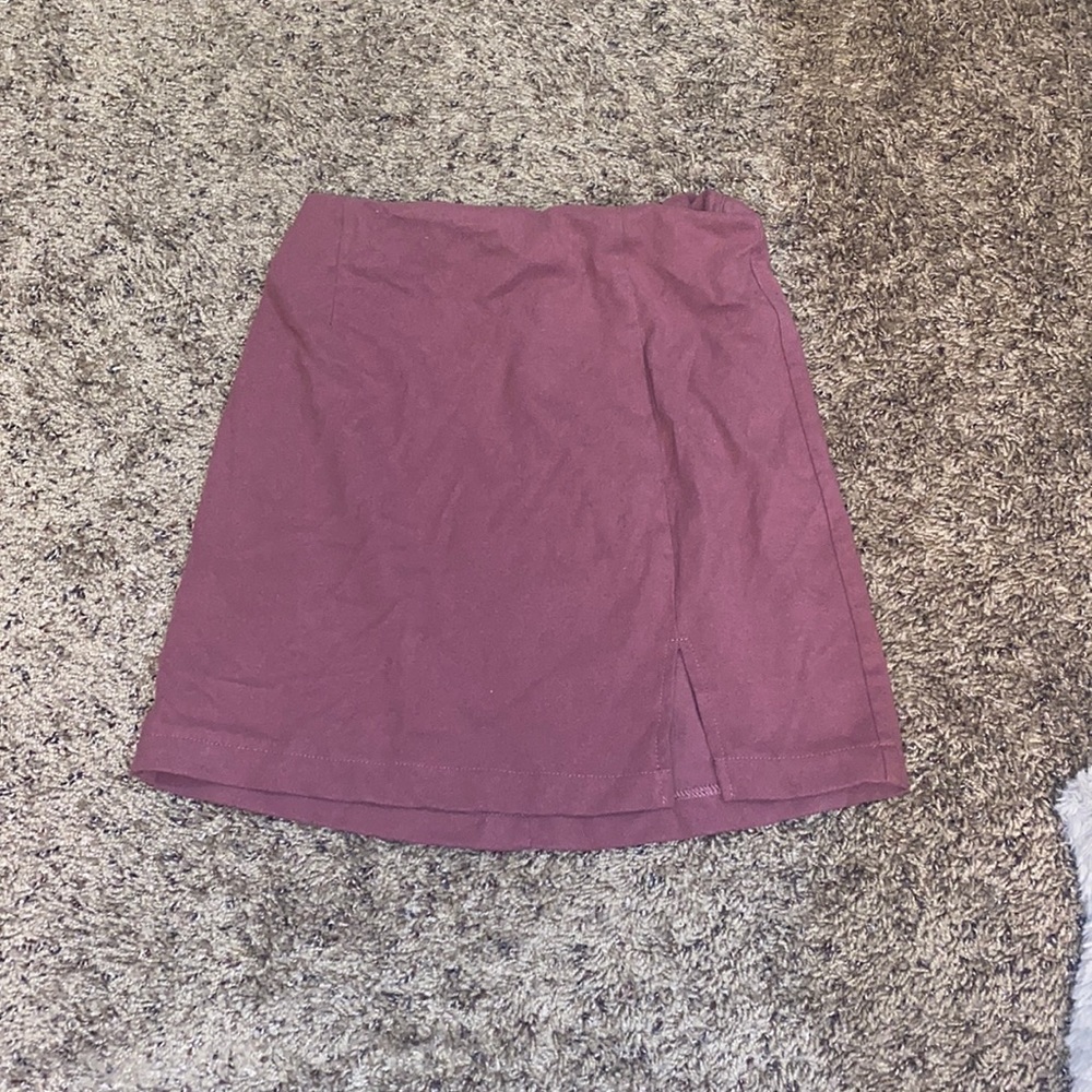 Purple mini skirt wild fable